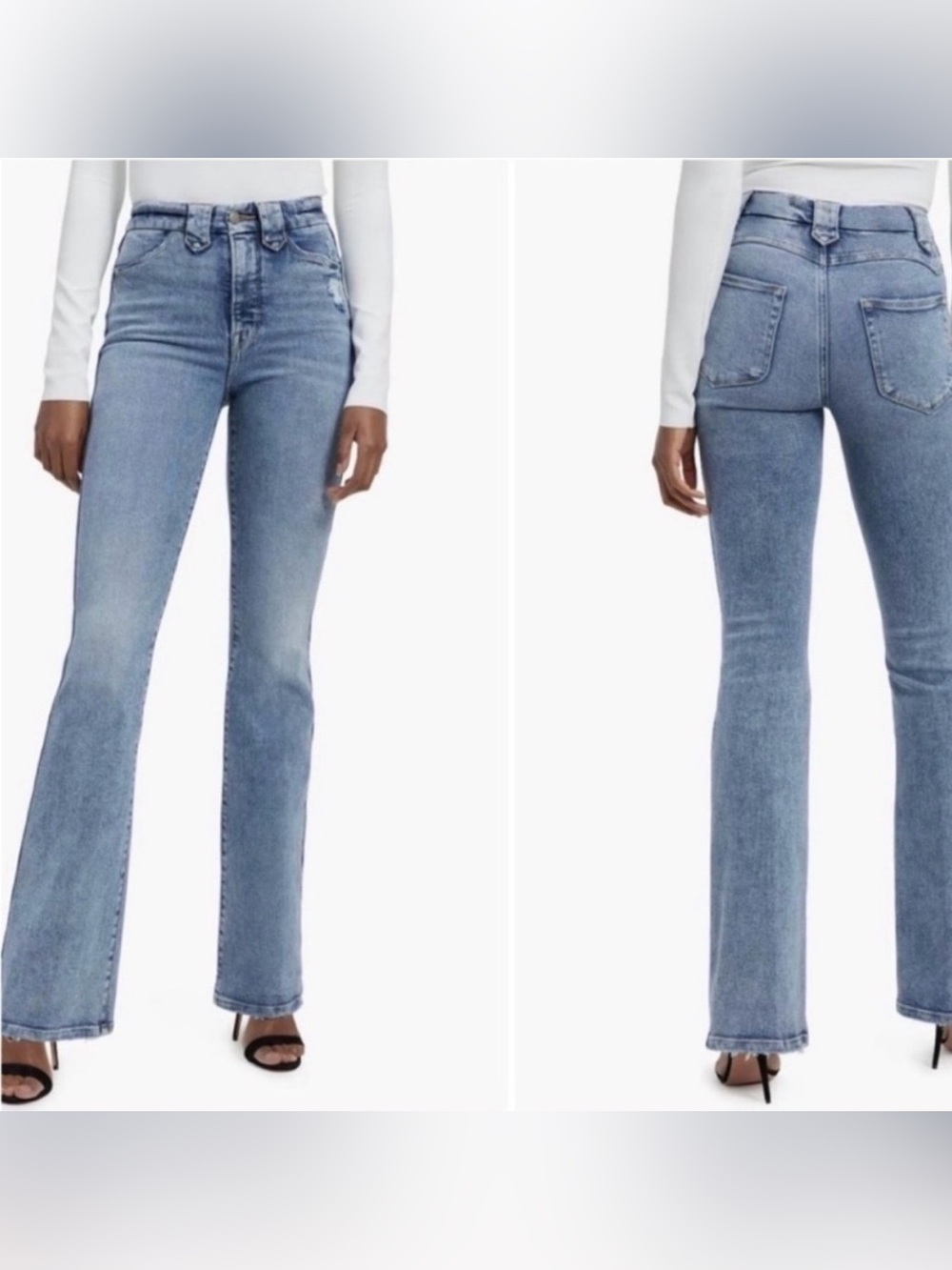 God American  Good Curve Bootcut Jeans in Indigo380 4 NWT